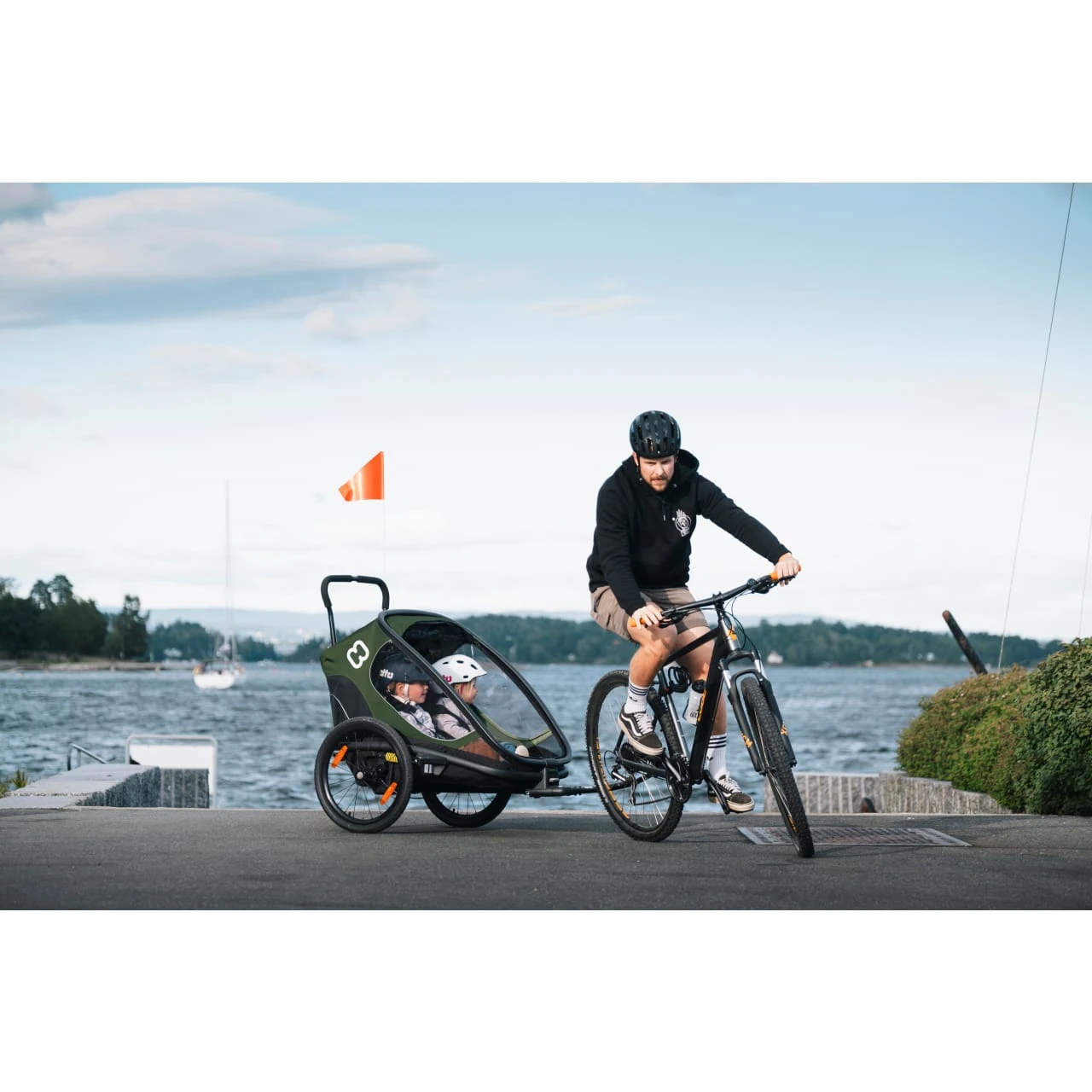 Hamax Outback (+ Bicycle Arm & Stroller Wheel) – Bild 20