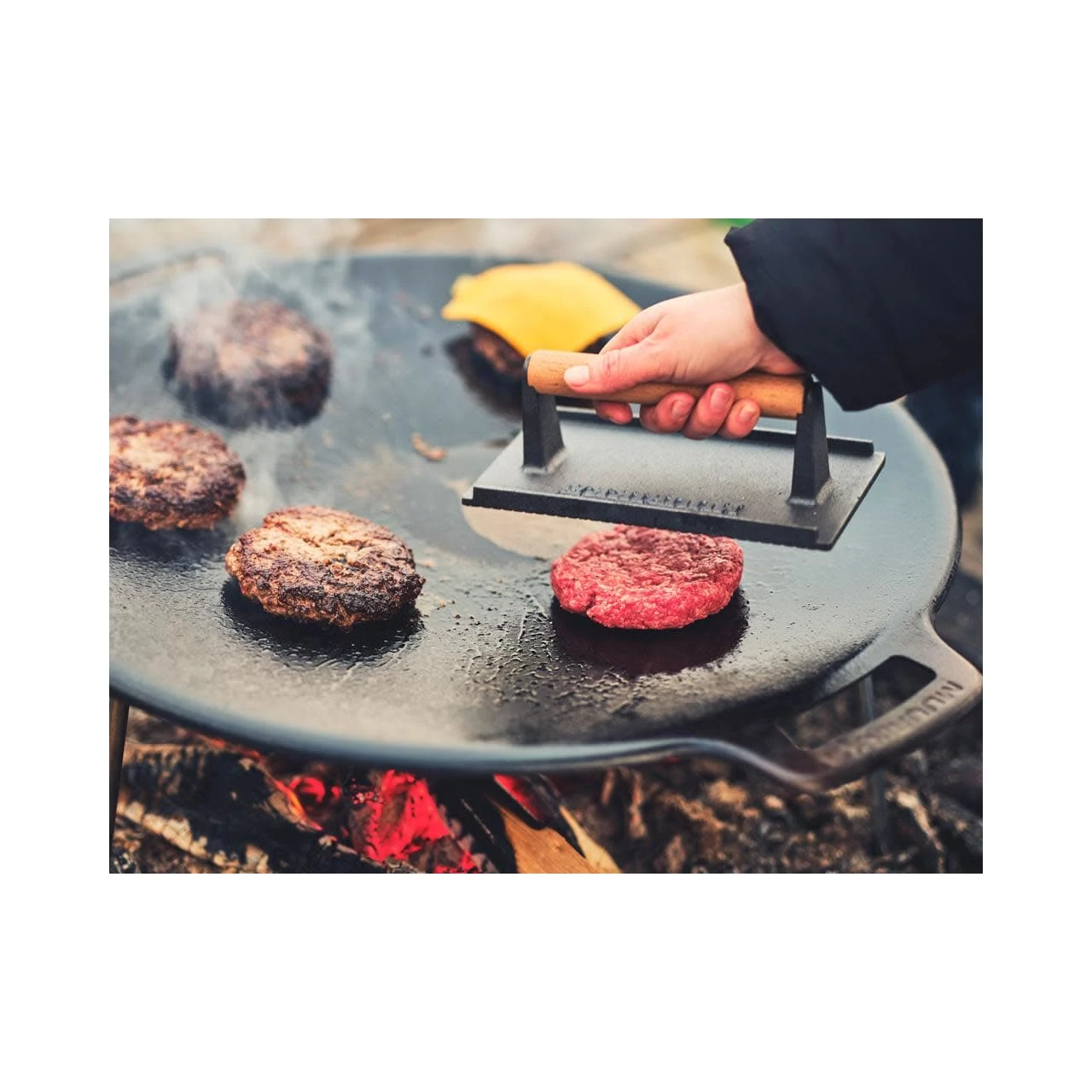 Muurikka Rectangle Cast Iron Grill Press – Bild 4